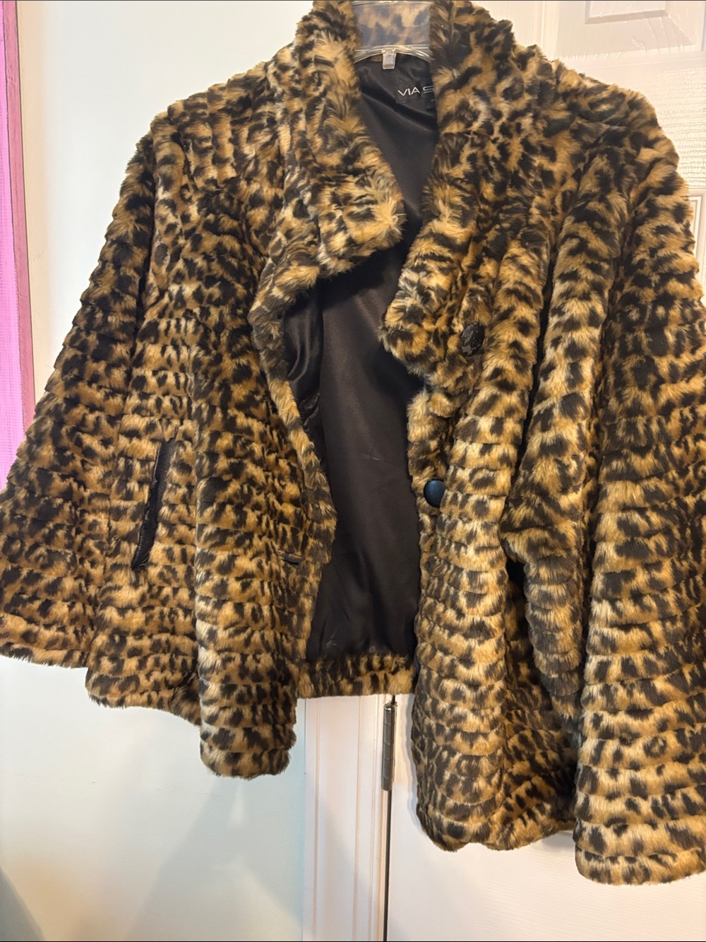 Leopard Swing Style Coat